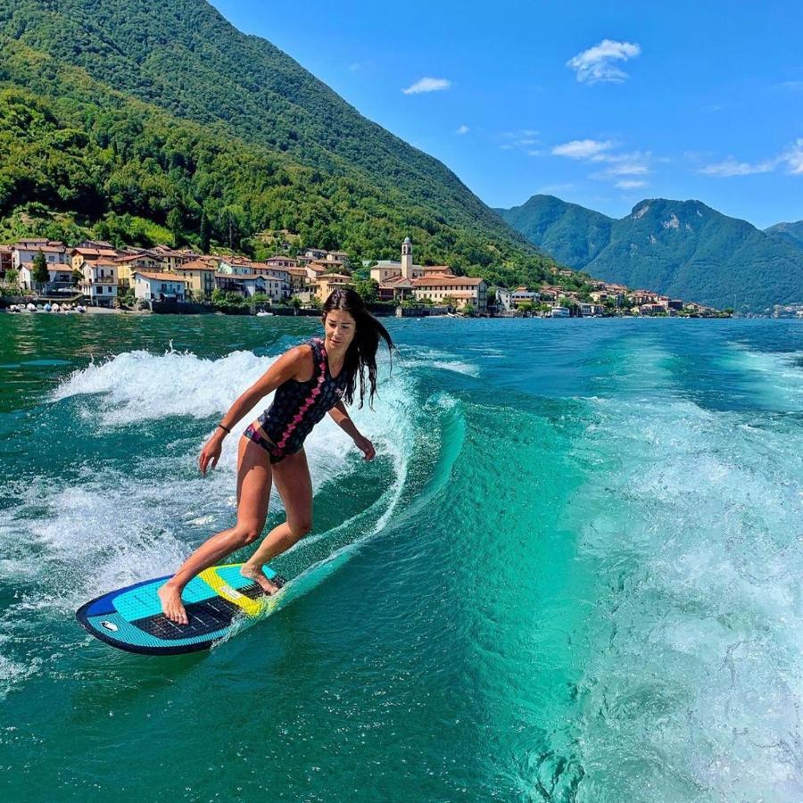 La Terrazza Sul Lago Lezzeno Bagian luar foto